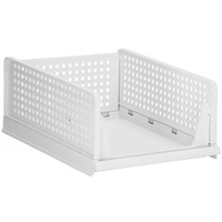 Organizer aus Kunststoff Behälter Ordnungshelfer weiß