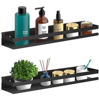 Duschablagen mit Kante Badezimmer Küche Arbeitszimmer 10 x 50 cm 2 Stück