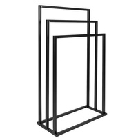 Handtuchständer mit drei Stangen aus Metall in Graphit