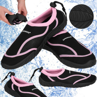 Wasserschuhe Damenschuhe Größe 37 EU Strandschuhe schwarz-rosa