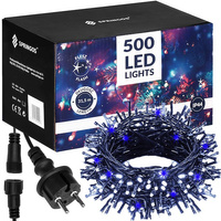 LED-Lichterkette 500 LEDs für Innen und Außen Kaltweiß 31,5 m