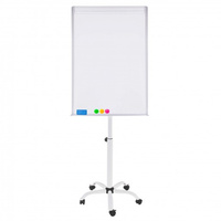 Flipchart Whiteboard Ständer mit Rollen Tafelgröße 72 x 101 cm Magnetisch