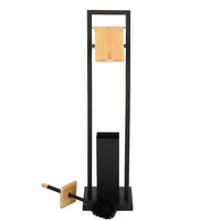 WC-Garnitur, Bambus, aus Metall, Höhe 80 cm