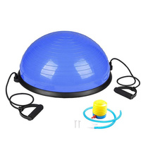 Gymnastikball Balance-Trainer mit 2 Zugbänder inkl. Luftpumpe 