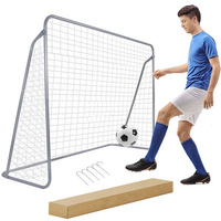 Fußballtor inkl. Fußballnetz 240 x 170 cm Trainingstor aus Stahl