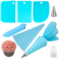 Tortendekoration Zubehör Backzubehör für Torten 7 Stück Spritztüllen Spritzbeutel