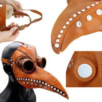 Halloween Schnabelmaske Kopfmaske Pestmaske Steampunk Optik