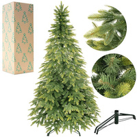 Künstlicher Weihnachtsbaum Deluxe Fichtenbaum 120 cm mit jungen Zweigen