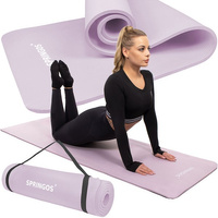 Fitnessmatte Yoga-Matte 183 cm x 61 cm Lavendel