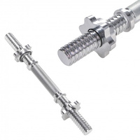 1 x Kurzhantelstange 40 cm Riffelgriff 28 mm