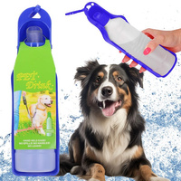 Reiseflasche mit Trinknapf für Hunde Wasserflasche 250 ml