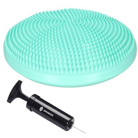 Balancekissen doppelseitig mit Noppen inkl. Luftpumpe mint