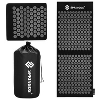  Massagematte mit Akupressur-Kissen inkl. Packbeutel Matte mit Noppen 105 x 40 cm