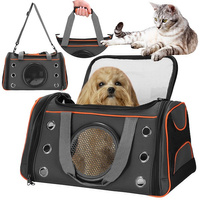 Hundetransporttasche mit Traggriff und Schultergurt 48 x 33 x 24 cm 