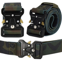 Taktischer Gürtel Arbeitsgürtel Metallschnalle Schnellverschluss 125 cm