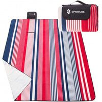 Picknickdecke 200x200 cm Streifen-Muster