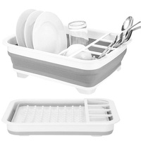 Silikon-Geschirrabtropfer 30,8 x 36 x 12 cm faltbar