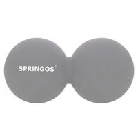 Doppelball Duoball Twinball Massageball Durchmesser 6,5 cm grau