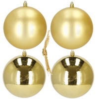 Weihnachtsbaumkugeln Kunststoffkugeln Durchmesser 12 cm 4 Stück