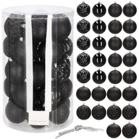 30-teiliges Weihnachtskugeln-Set Durchmesser 8 cm