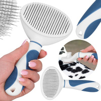 Hundebürste Entfernung per Knopf Fellpflege 20 x 10,5 cm
