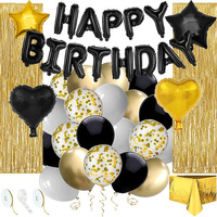 Luftballons Geburtstagsballons Happy Birthday 46 Stück