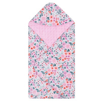Einschlagdecke weiche Kinderdecke dfür Babyschale 77 x 77 cm 