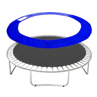 Federabdeckung Umrandung für Gartentrampoline, blau