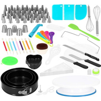  Backzubehör für Torten Dekorations-Set 345-teilig