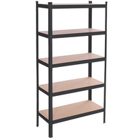 Kellerregal Metallregal 30 x 75 x 150 cm schwarz
