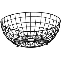 Fruchtkorb Metall-Drahtkorb für Lebensmittel rund 28 cm