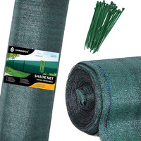 Zaunblende Beschattungsgewebe 1,2 x 50 m inkl. 200 Stück Kabelbinder 