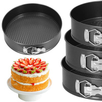 Springbackform 3er-Set runde Backbleche zum Backen