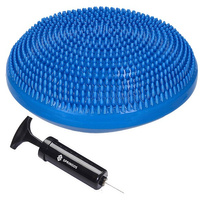 Balance Kissen mit Noppen inkl. Luftpumpe blau