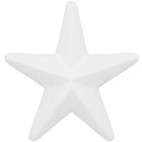Styropor-Deko, Stern, 12 cm, DIY