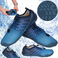 Wasserschuhe dunkelblaue Herrenschuhe Barfußschuhe Größe 45 EU Drainagelöcher