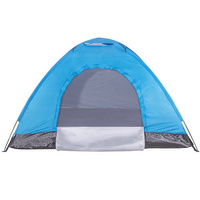 Camping-Zelt mit Moskitonetz in Blau 2-Personen Zelt 1 Kammer