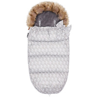 Fußsack ,Winter Babyschlafsack mit Schleife, 45 x 90 cm