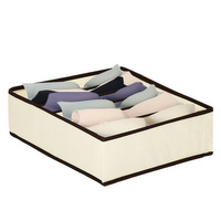 Aufbewahrungsboxen mit 7 Zellen in Beige