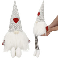 Weihnachtswichtel, Weihnachtszwerg, lange Beine, 25 x 70 cm