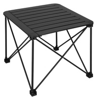 Table de camping pliante pour 2 personnes incluant un sac de transport 52,5 x 52,5 x 46 cm