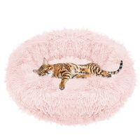 Hundebett Diamètre 70 cm rond beige