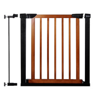 Barrière de sécurité pour portes et escaliers avec extension, ajustement : 83-89 cm
