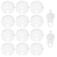 Protection enfant pour prises avec clé 12 pièces Protection enfant