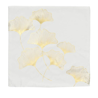 Housse de coussin avec fermeture éclair Feuilles de ginkgo biloba 40 x 40 cm