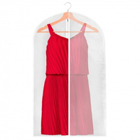 Housse de vêtements 90 x 60 cm Housse de protection pour vêtements semi-transparente