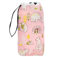 Sac à jouets avec tapis - Application d'ours polaire