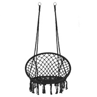 Balancelle à franges Balançoire suspendue design macramé Balancelle de jardin