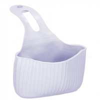 Porte-éponge avec ventouse Dimensions 9 x 14 x 4 cm violet