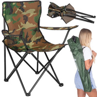 Chaise de camping Angel avec porte-gobelet pliable jusqu'à 120 kg Militaire